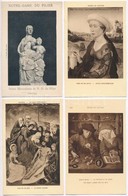 ** 6 Db RÉGI Használatlan Francia Művész Motívumlap / 6 Pre-1945 Unused French Art Motive Postcards - Non Classés