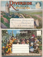 ** * 2 Db MODERN Amerikai Városképes Lap / 2 Modern American (USA) Town-view Postcards: Disneyland And California - Zonder Classificatie