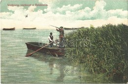 T2 1907 Balaton, Vadkacsa Vadászat A Balatonon. Divald Károly 1063. - Non Classés