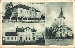 T2 1941 Balmazújváros, Gróf Semsey Kastély, Vasútállomás, Római Katolikus Templom - Ohne Zuordnung