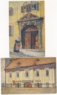 ** Budapest. Műemlékek Országos Bizottsága Kiadása - 12 Db Régi Képeslap / 12 Pre-1945 Postcards - Zonder Classificatie