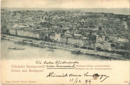 T2 1899 Budapest, Pesti Rakpart és Látkép - Non Classés