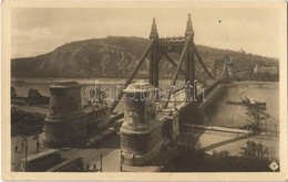 T2/T3 1931 Budapest, Erzsébet Híd, Autóbusz, Villamos (EK) - Ohne Zuordnung