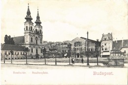 ** T4 Budapest I. Bomba Tér (ma Batthyány Tér), Budai Vásárcsarnok, Petz Ágoston és Wirth Antal üzlete (r) - Unclassified