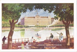 ** T2 Budapest V. Grand Hotel Hungaria Nagyszálloda Grafikai Reklámlapja - Non Classés