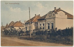 ** T2/T3 Eger, Tisztviselőtelep. Baross Nyomda 1914/18 (kissé ázott / Slightly Wet) - Non Classés