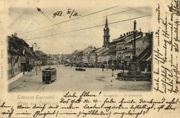 T2/T3 1902 Sopron, Várkerület, Villamos. Kummert L. Kiadása (EK) - Non Classés