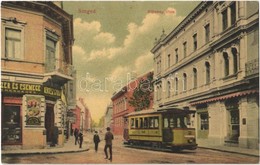 T2 1909 Szeged, Kölcsey Utca, Kertész Gyula üzlete, Villamos. L. és P. 2684. - Non Classés