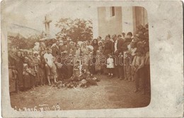 ** T3 1916 Tét, Templomi Harang Katonai Célokra Elrekvirálása (beolvasztása). Photo (EB) - Non Classés