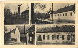 T2/T3 1944 Tököl, Utca, Emlékmű, üzletek (EK) - Ohne Zuordnung