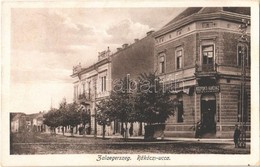 T2/T3 1928 Zalaegerszeg, Rákóczi Utca, Központi étterem és Kávéház. Nemes Gábor Kiadása - Non Classés