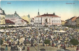 ** T2/T3 Arad, Szabadság Tér, Piac, Limbeck János és Fia üzlete / Square, Market, Shops  (fl) - Ohne Zuordnung