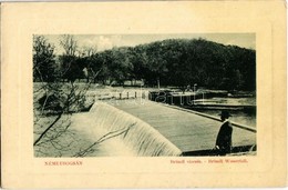 T2 1914 Boksánbánya, Németbogsán, Bocsa; Bründl Vízesés. W.L. Bp. 117. / Waterfall - Sin Clasificación