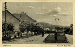 T2/T3 1942 Csíkszereda, Miercurea Ciuc; Kossuth Lajos Utca, Rendőr. Elekes M. Kiadása, Biró Felvétele / Street View, Pol - Ohne Zuordnung