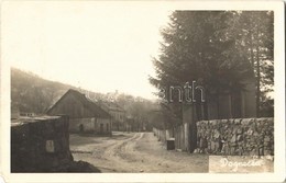 * 1929 Dognácska, Dognatschka, Dognecea; Utca, Templom / Street View, Church. Photo (EM) - Unclassified