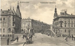 T2 1912 Kolozsvár, Cluj; Szamos Híd Környéke, Fonciere Biztosító / Somes River Bridge, Insurance Company - Ohne Zuordnung