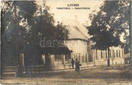 T2/T3 1926 Lovrin, Szanatórium / Sanatorium / Sanatorul. Photo (EB) - Unclassified