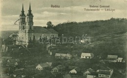 T2 1931 Máriaradna, Radna (Lippa, Lipova); Vederea Comunei / Totalansicht / Látkép, Kegytemplom. Kiadja I. Dubestian / G - Unclassified