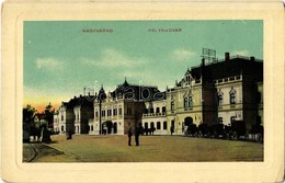 * T2/T3 Nagyvárad, Oradea; Pályaudvar, Vasútállomás, Villamos, Lovaskocsik / Bahnhof / Railway Station, Tram, Horse-draw - Ohne Zuordnung