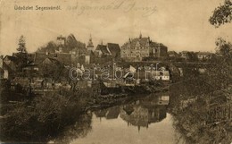 T2/T3 Segesvár, Schässburg, Sighisoara; Látkép A Városházával. Kiadja Firtz Teutsch / General View With Town Hall (EK) - Ohne Zuordnung