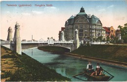 T2 1914 Temesvár, Timisoara; Gyárváros, Hungária Fürdő, Híd / Fabrica, Spa, Bridge - Ohne Zuordnung