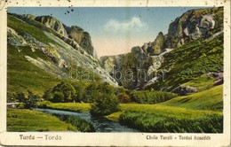 * T3 1934 Tordai-hasadék, Cheile Turzii, Torda, Turda;  Tordai Hasadék. Kiadja Füssy J. No. 20. / Cheia Turzii / Gorge ( - Unclassified