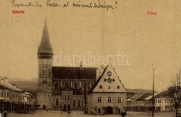 T4 1911 Bártfa, Bártfafürdő, Bardejovské Kúpele, Bardiov, Bardejov; Fő Tér, Szent Egyed Templom, A Régi Városháza (Sáros - Non Classés