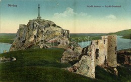 ** T4 Dévény, Theben A. D. Donau, Devín (Pozsony, Bratislava); Devínsky Hrad / Dévényi Vár, Árpád Szobor, Millenniumi Em - Non Classés