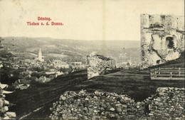 T2 1908 Dévény, Theben A. D. Donau, Devín (Pozsony, Bratislava); Devínsky Hrad / Dévényi Vár. K. B. B. D. A. 878. / Cast - Unclassified