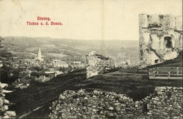 T2 1908 Dévény, Theben A. D. Donau, Devín (Pozsony, Bratislava); Devínsky Hrad / Dévényi Vár. K. B. B. D. A. 878. / Cast - Zonder Classificatie