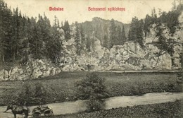 T2 1909 Dobsina, Dobschau; Sztracenai Sziklakapu. Kiadja Fischer Hermann 978. / Rock Gate Near Stratená - Non Classés