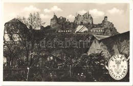 ** T1 1938 Fülek, Filakovo; Vár 'Mindent Vissza!' Irredenta Felirattal és Magyar Címerrel / Filakovsky Hrad / Castle Wit - Zonder Classificatie