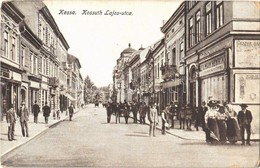 * T2/T3 Kassa, Kosice; Kossuth Lajos Utca, Heilman Henrik üzlete / Street View, Shop (EK) - Ohne Zuordnung