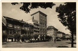 T2 Kassa, Kosice;  Fő Utca, Krausz üzlete / Main Street, Shop, Automobiles - Non Classés