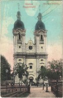 T2 1910 Nagysurány, Surany; Római Katolikus Templom / Church - Non Classés