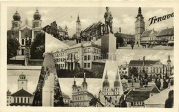 ** T2 Nagyszombat, Tyrnau, Trnava; Mozaiklap A Zsinagógával / Multi-view With Synagogue - Ohne Zuordnung