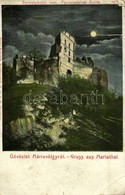 * T3/T4 1916 Pozsonyborostyánkő, Ballenstein, Stupavsky Podzámok, Borinka; Borostyánkő Vára. Franz Schemm Kiadása / Pajs - Ohne Zuordnung