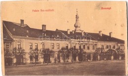 T4 1920 Rozsnyó, Roznava; Fekete Sas Szálloda. Búfy János Kiadása 76. / Hotel (vágott / Cut) - Non Classés