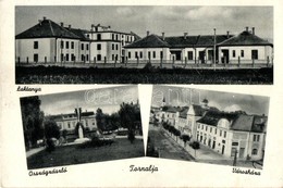 T2 Tornalja, Tornala; Laktanya, Országzászló, Városháza / Barracks, Country Flag, Town Hall - Non Classés