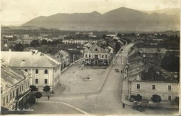 * T2/T3 1926 Turócszentmárton, Turciansky Svaty Martin; Fő Utca, H. Bindfeld és Ludvik Fischer üzlete / Main Street, Sho - Ohne Zuordnung