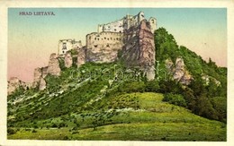 ** T2 Zsolnalitva, Ljetava, Lietava (Vágvölgy, Povazie); Hrad Lietava / Vár / Das Waagthal, Ruine Ljethava / Castle Ruin - Unclassified