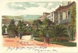 T2 1907 Abbazia, Opatija; Hotel Stefanie, Dependence No. 1. Litho - Sonstige & Ohne Zuordnung