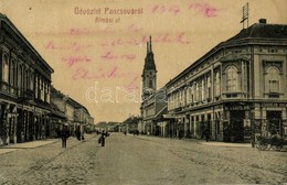 T2/T3 1907 Pancsova, Pancevo; Almási út, Tyirilov Isza üzlete. W.L. 950 / Street, Shops  (EK) - Non Classés