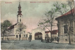 T2/T3 1907 Szabadka, Subotica; Jókai Utca A Szerb Ortodox Templommal. Krécsi A. Nándor Kiadása / Street View, Serbian Or - Unclassified