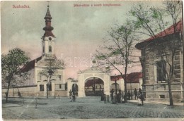 T2/T3 1907 Szabadka, Subotica; Jókai Utca A Szerb Ortodox Templommal. Krécsi A. Nándor Kiadása / Street View, Serbian Or - Zonder Classificatie