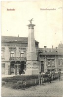 T2 1907 Szabadka, Subotica; Szabadság Szobor, Gyógyszertár / Monument, Pharmacy - Unclassified