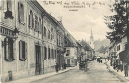 T2/T3 1904 Bad Radkersburg, Langgasse / Street View, Shops, Church. Verlag F. Semlitsch (EK) - Other & Unclassified