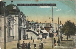 * T3/T4 1916 Wien, Vienna, Bécs II. K. K. Prater, Zirkus Buschgebäude, Rutschbahn  / Circus, Slide (r) - Other & Unclassified