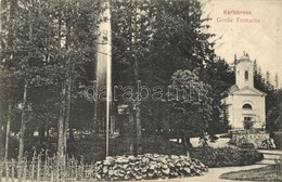 T2/T3 Karlova Studánka, Bad Karlsbrunn; Grosse Fontaine / Fountain, Chapel  (EK) - Ohne Zuordnung