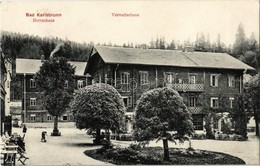 T2 1909 Karlova Studánka, Bad Karlsbrunn; Herrenhaus, Verwalterhaus. Verlag W. Krommer / Manor House, Caretaker's House - Zonder Classificatie